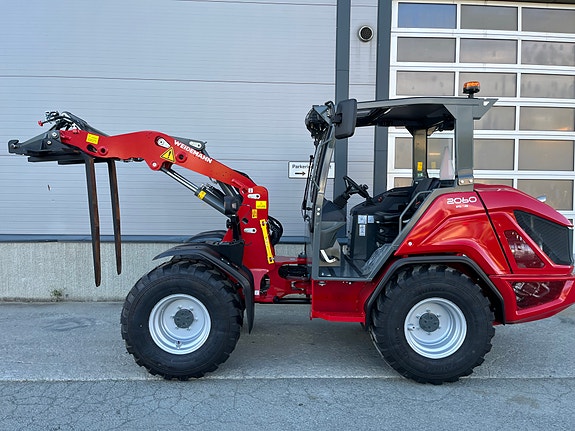 Weidemann NYHET 2060 /4,2T hele 2,5t tipplast