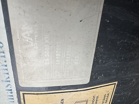 Vama EA3440KH Diagonalplog med høyutkast