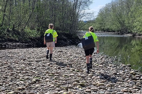 Fra feltarbeid. Foto: Dr.techn. Olav Olsen AS