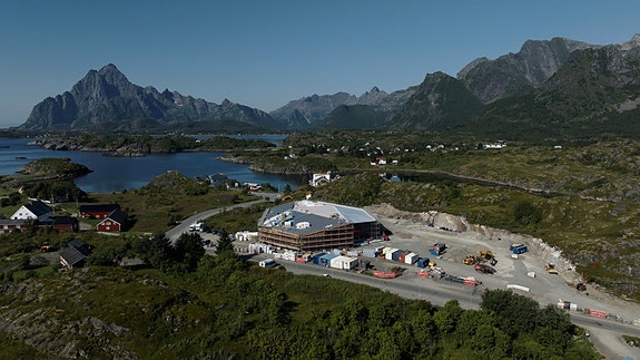 Nybygget Otolitten. Del av SKREI. Åpner i 2026. Foto: Lofoten Film Collective