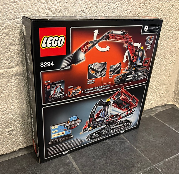 FORSEGLET) LEGO Technic Excavator 8294 Gravemaskin Byggesett 9-16