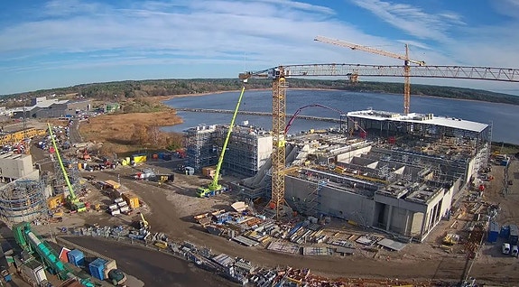 Nytt avløpsrenseanlegg - FARA - under oppføring