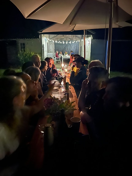 Fra vår årlige sommerhustur med våre danske kollegaer.