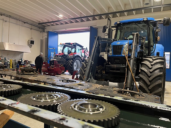 Romslig verksted på ca. 500 kvm.