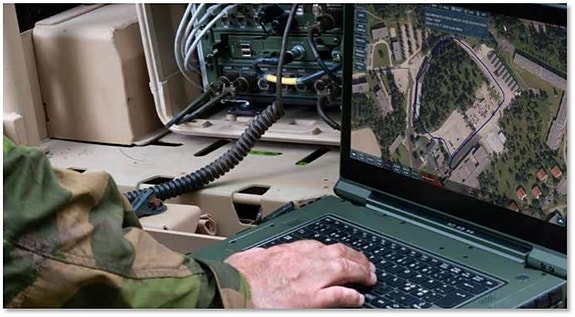 På øvelse med brukeren