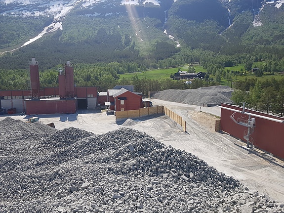 Glasopor-fabrikken i Skjåk