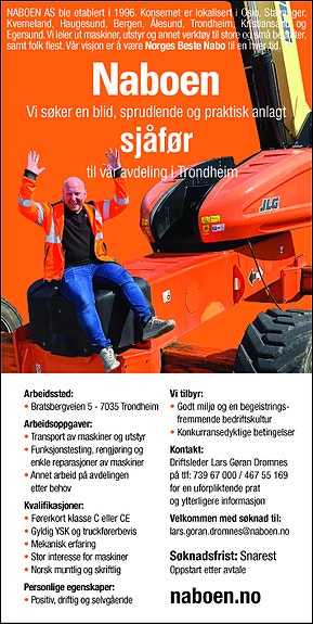 Bilde 1 av 5 i jobbannonse-galleriet