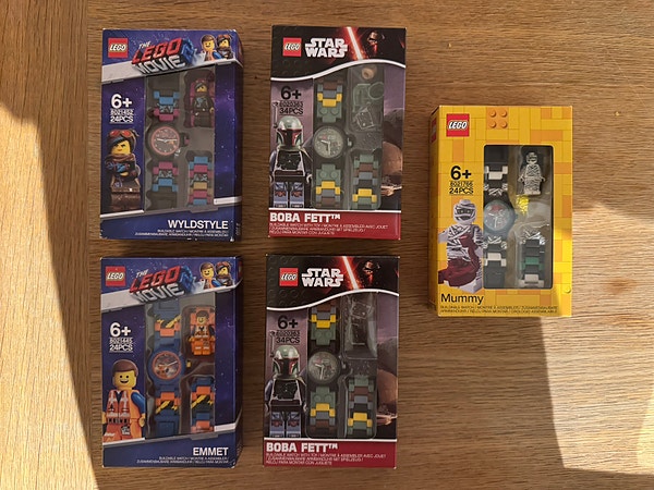 LEGO armbåndsur Star Wars, Super hero, LEGO movie