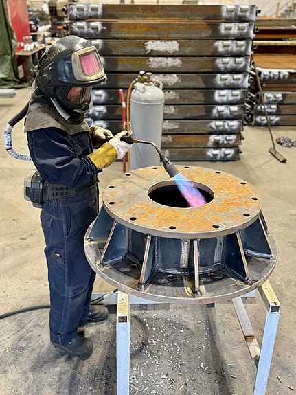 Produksjon av Kran adpater