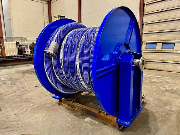 Konstruert og produsert av Marine Fabrication AS
Elektrisk Slangetrommel