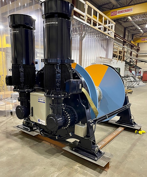 Konstruert og produsert av Marine Fabrication AS
40T Ankerhåndterings vinsj