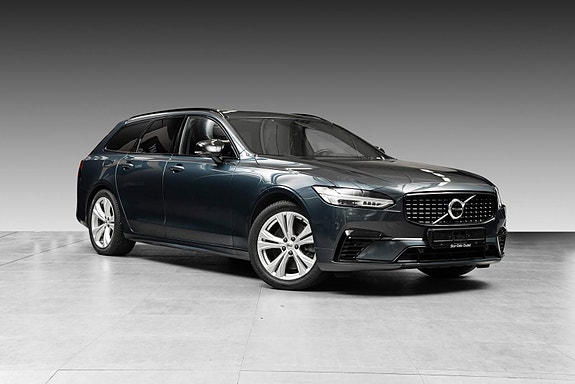 Bruktbil til salgs: Volvo V90 - 2021 - Blå - 412 hk - Stasjonsvogn ...
