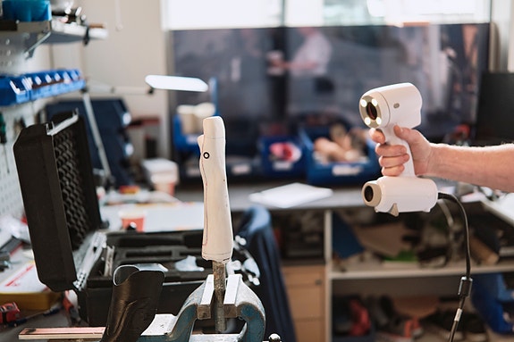 TOV tar i bruk scan og modellering på pc.