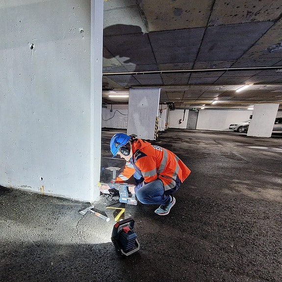 Betongrehabilitering.
Kloridanalyser og krabonatiseringstester.
Vi statser på kurs og kompetanseheving.