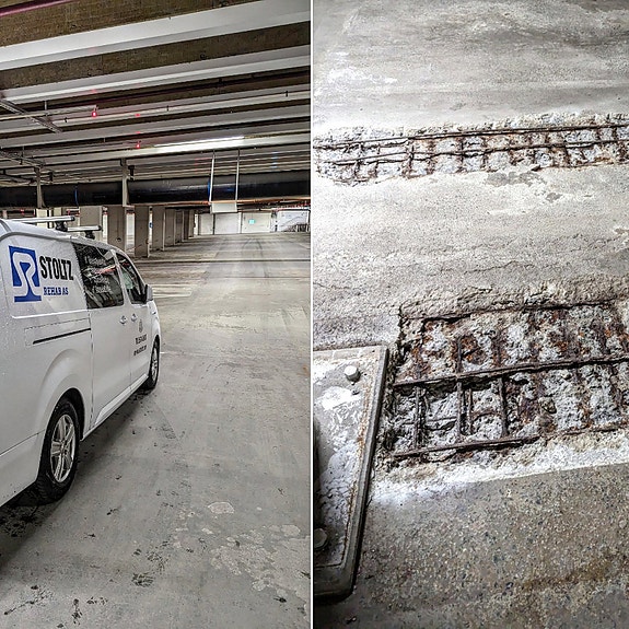 Betongrehabilitering i stor og liten skala.