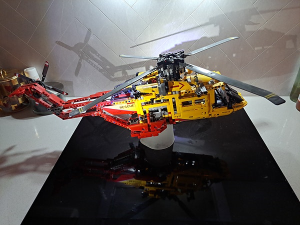 Lego Technic rescue helicopter 9396