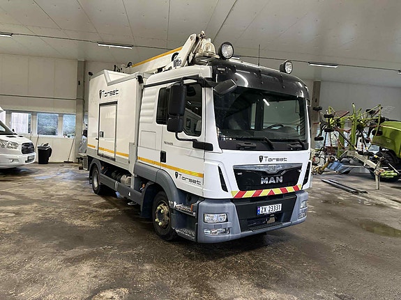 MAN TGL 8.220 7,5t C1 med LIFTCO personløfter og arbeidsrom, Euro 6