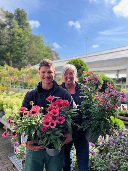 Thomas (leder) sammen med Guro.