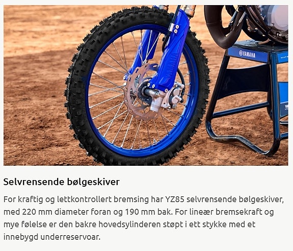 Yamaha YZ85 16 of 18