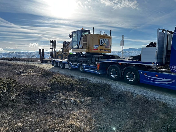 Trekkvogn ved Orsendvatn