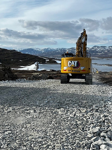 Graver ved Orsendvatn