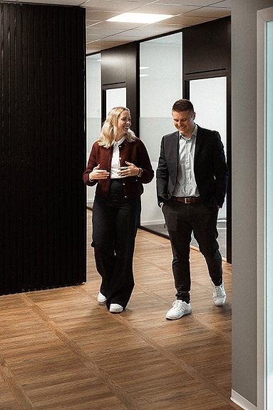 Mai Lena og Patrick, gründere og eiere av Kundelab