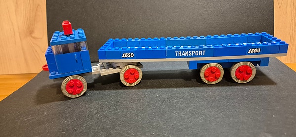 Lego sett 334 semi trailer,  lang transport fra 60 tallet