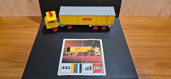 Lego sett 335 semi trailer,  Langtransport fra 60 tallet