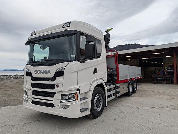 Scania G420 6x2 med HIAB 232-E5 Hipro og MCE påbygg