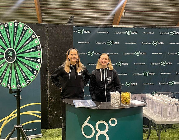 Årlig stand på yrkesmesse i Lofoten.