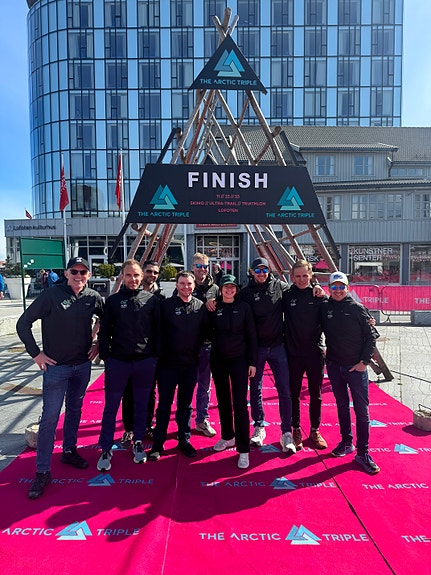 Banken stiller lag i Lofoten Ultra-trail.