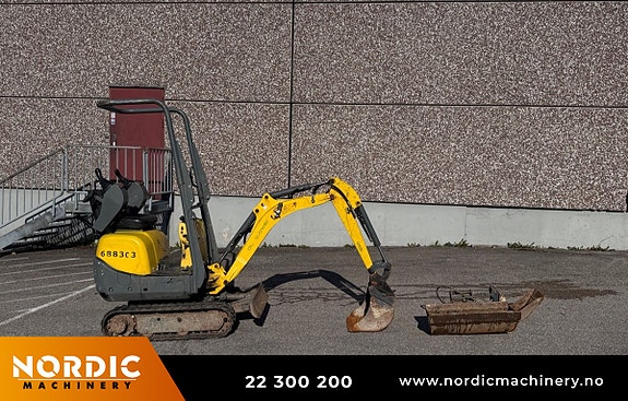 Wacker Neuson 803 minigraver – 2017‐modell - 3 skuffer
