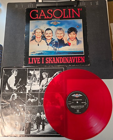 Gasolin' – Live I Skandinavien (Gøglernes Aften)  RØD VINYL SJELDEN UTGAVE!!