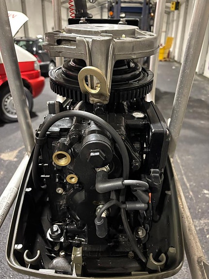 2 stk Evinrude 55 OHC       1993 mod Ny/ubrukt  og 2003 mod gått 73 timer 14 of 27