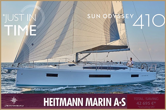 Jeanneau Sun Odyssey 410 – «Just in Time» kampanje – leveringsklar JUNI