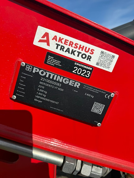 PØTTINGER MERGENTO VT 9220 2023, kr 929 000,-