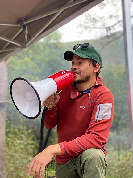 Som firma drar vi ofte på tur, med daglig leder Bastian som stødig turleder.