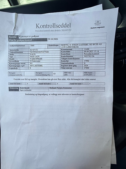 Mercedes-Benz e- Econic 300L 6X2/4 Elektrisk renovasjonsbil Faun Variopress, se video. 17 of 19