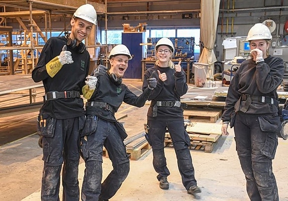 Noen av våre flotte medarbeidere.