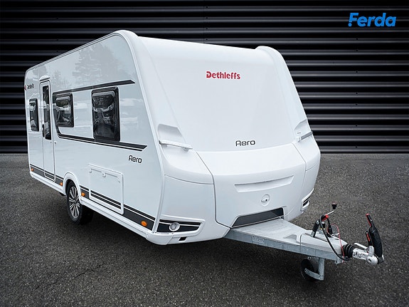 Dethleffs Aero 470 EL | Ny campingvogn - rekordlav pris! | Enkle senger | Sittegruppe bak