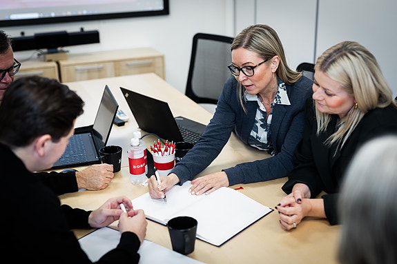 Vi har et levende arbeidsmiljø! Listen er lav for innspill - med flat organisasjonsstruktur er alles stemme verdifulle