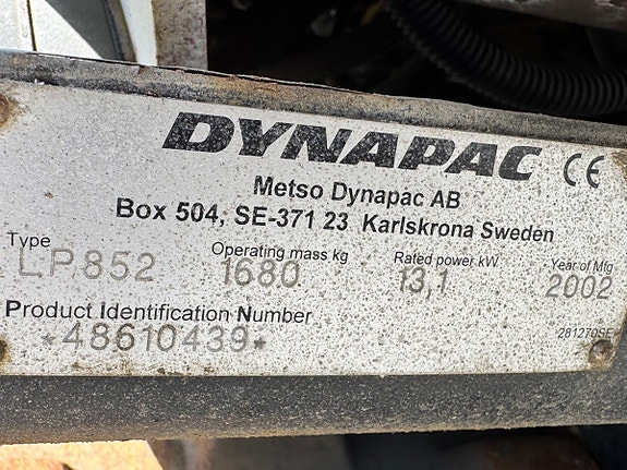 Andre Dynapac grøftevals 8 of 14