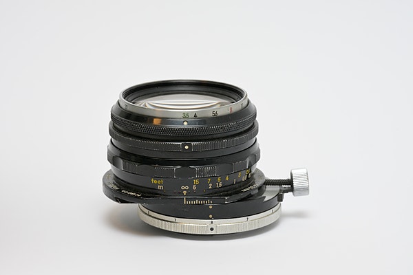 Nippon Kogaku PC-Nikkor 35mm f/3.5 vintage shift-objektiv
