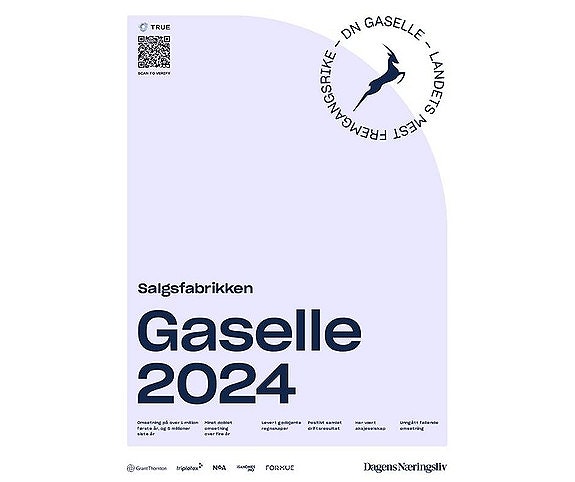 Vi ble Gaselle for 5. gang