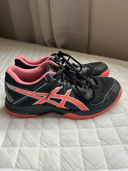 Asics Gel-Flare Treningssko Dame Svart og Rosa 36 FINN-torget