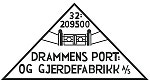 Drammens Port- og Gjerdefabrikk AS logo