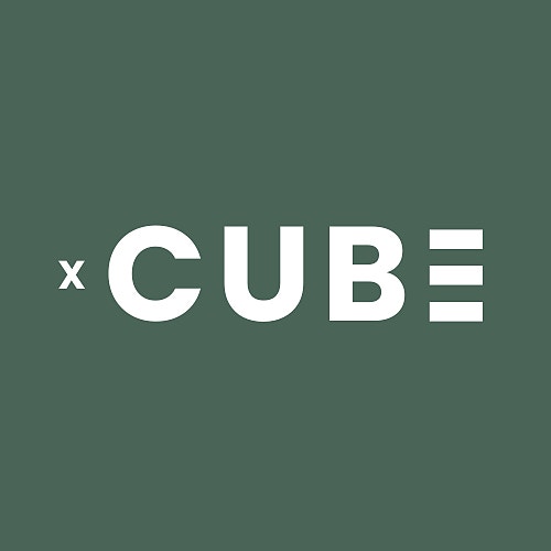 X CUBE AS logo