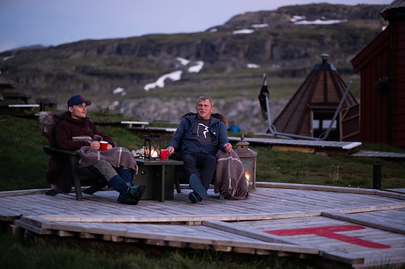 Her har gjestene det godt. Foto: Kevin Molstad/Jonas Olsvik