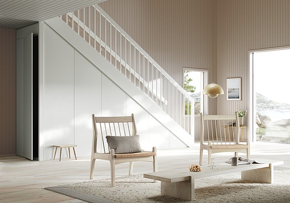 Stryntrappa Aks, med bod