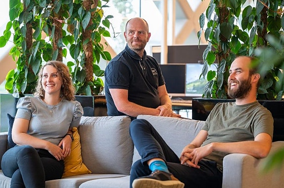 Marie, Trond og Jarle, IT-konsulenter og potensielle kollegaer!